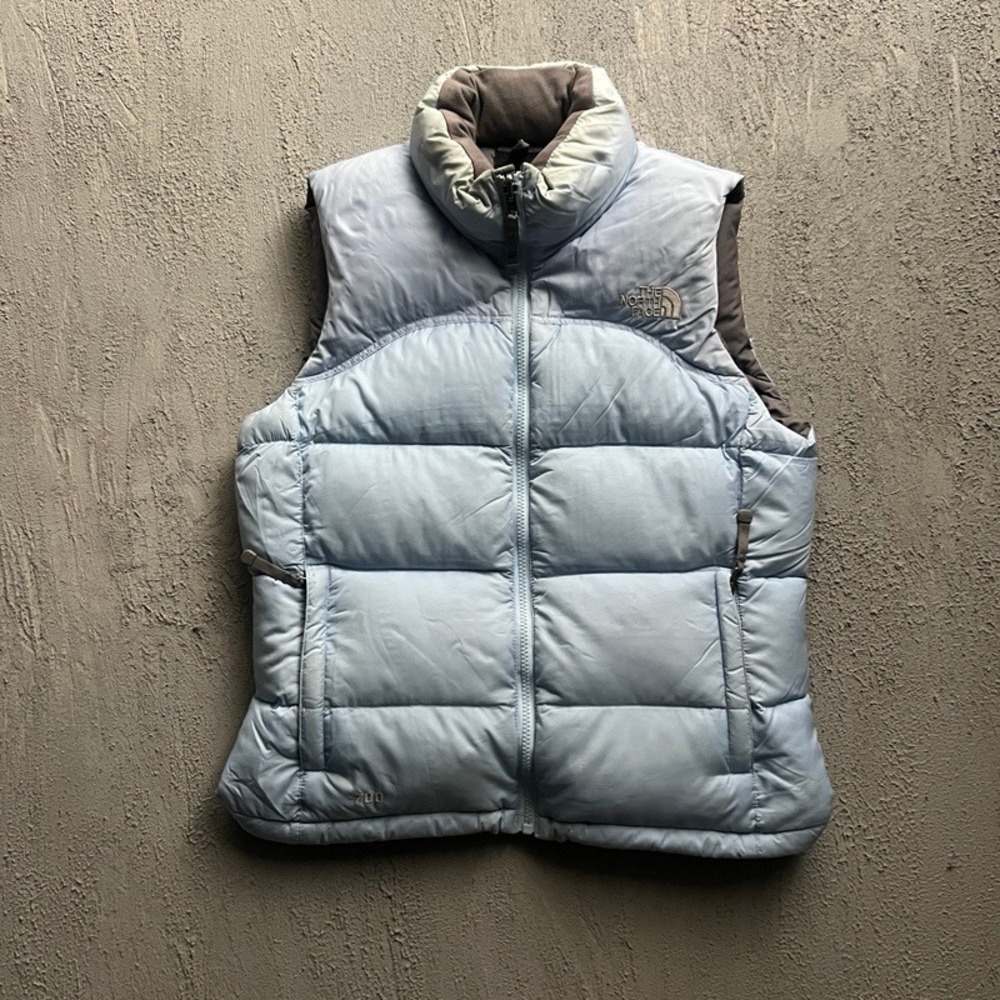 Vintage The North Face Puffer Vest Women's Small Blue 2000s 700 Down